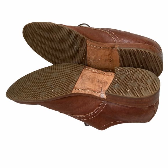 HS Trask Mens Brown Leather Oxford Dress Shoes main image 4